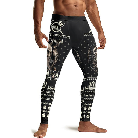 Valhalla Falalala Men's Compression Leggings - BattleFitGear