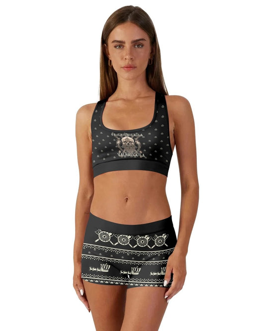 Valhalla Falalala Women's Padded Sports Bra - BattleFitGear