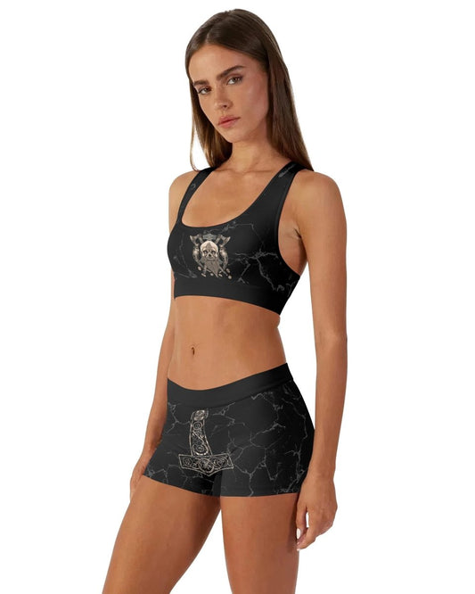Vegvisir Valhalla Women's Padded Sports Bra - BattleFitGear