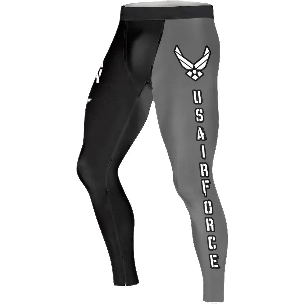 black leggings with air forces