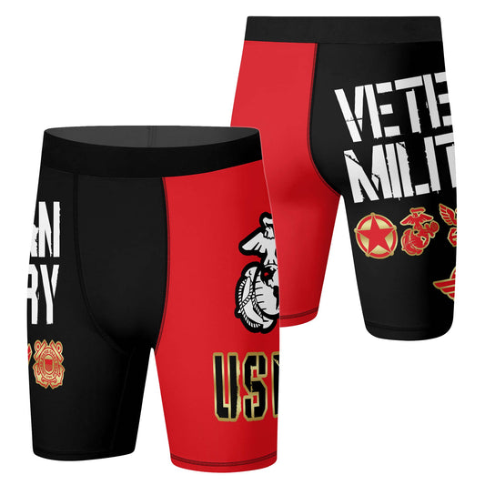 Veteran Military USMC Compression Shorts