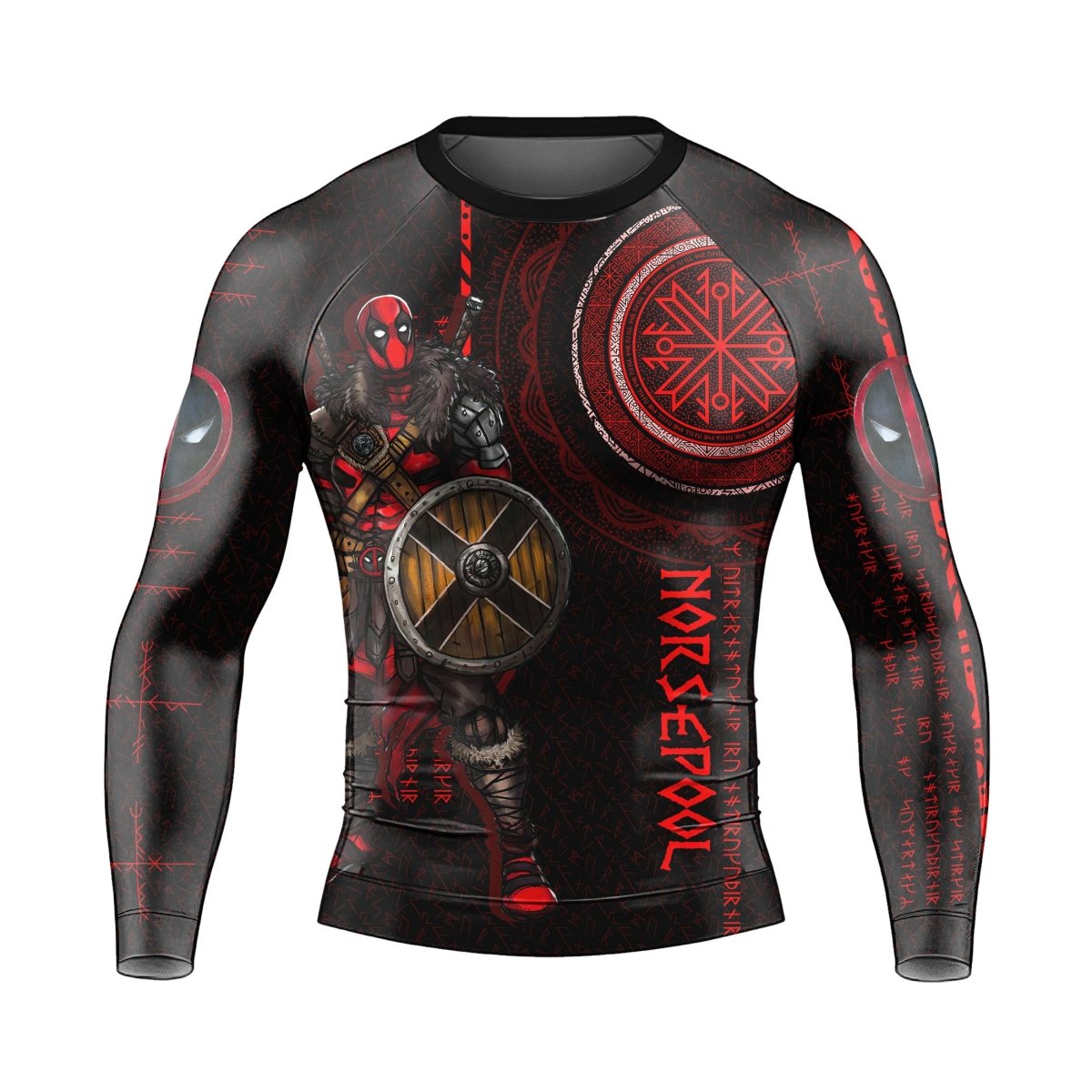 Viking Norsepool Men's Long Sleeve Rash Guard - BattleFitGear