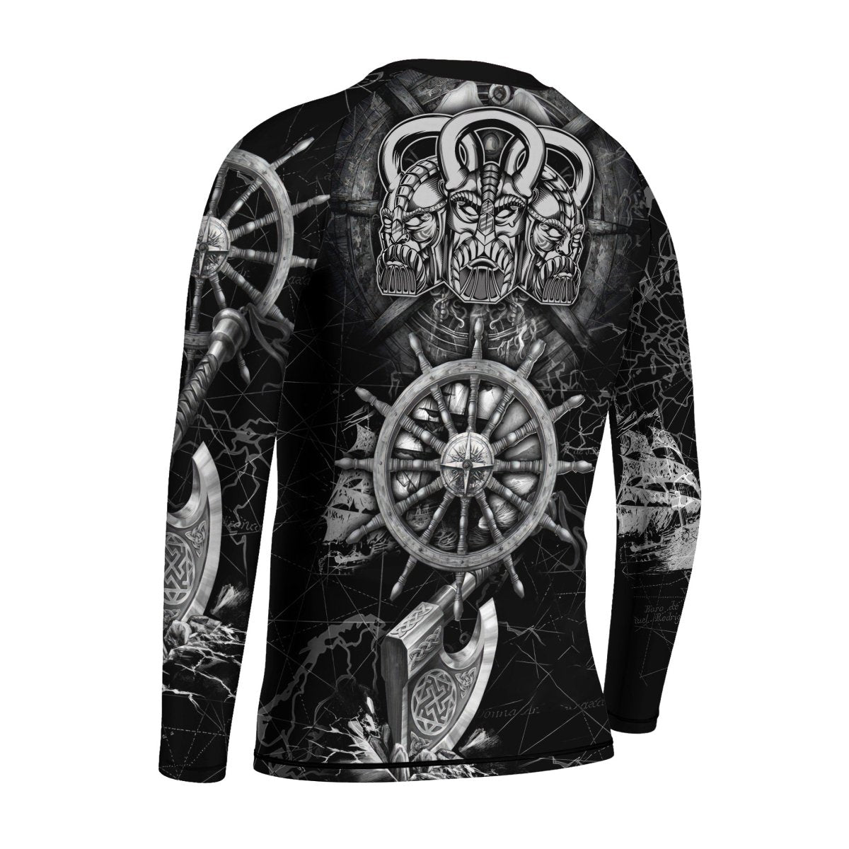 Viking Pirate Ship Kids Rash Guard - BattleFitGear