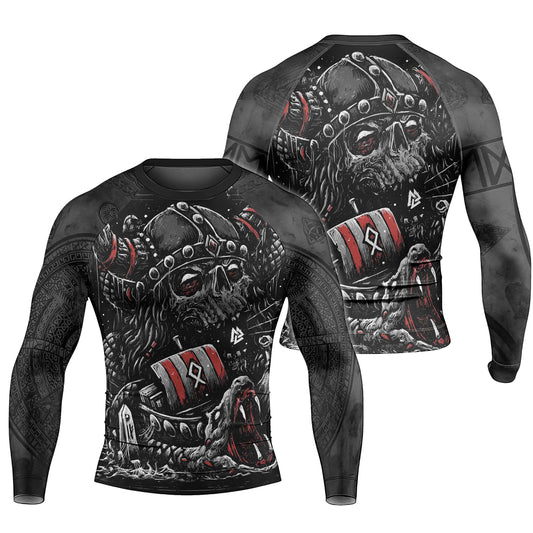 Viking Reaper Men's Long Sleeve Rash Guard