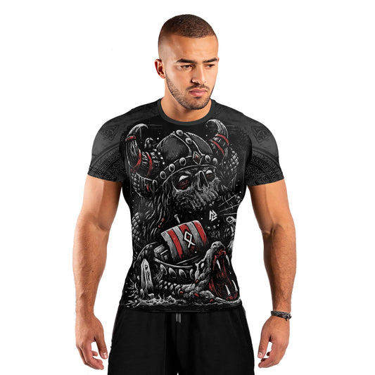 Viking Reaper Men's Short Sleeve Rash Guard