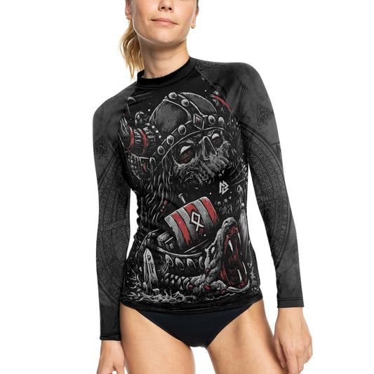 Viking Reaper Women's Long Sleeve Rash Guard