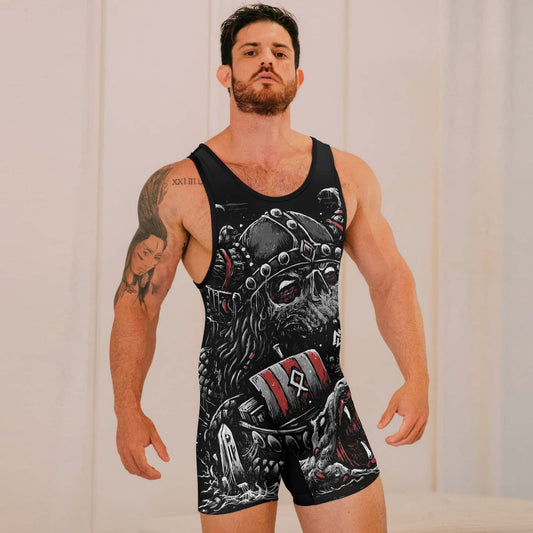 Viking Reaper Wrestling Singlets
