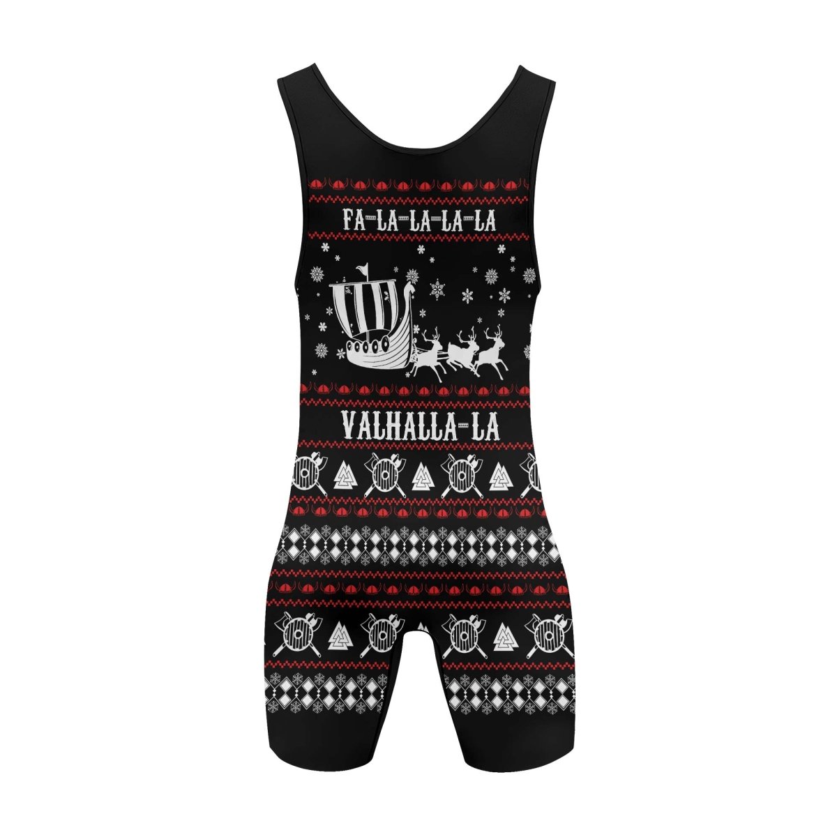 Viking Santa's Sleigh Wrestling Singlets - BattleFitGear