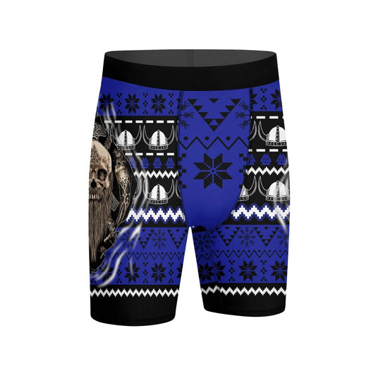 Viking Skull Inside Compression Shorts - BattleFitGear