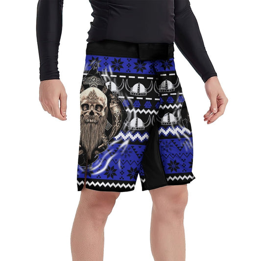 Viking Skull Inside Fight Shorts - BattleFitGear