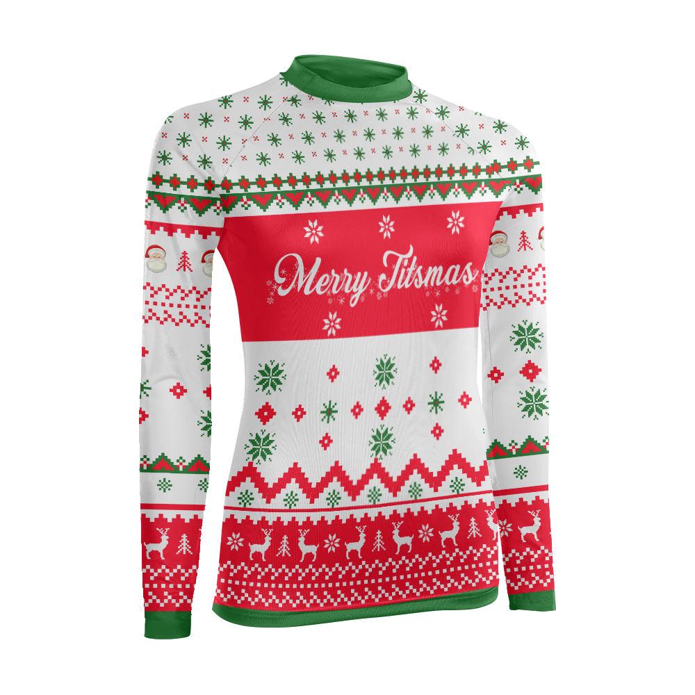 Merry Jitsmas Women's Long Sleeve Rash Guard