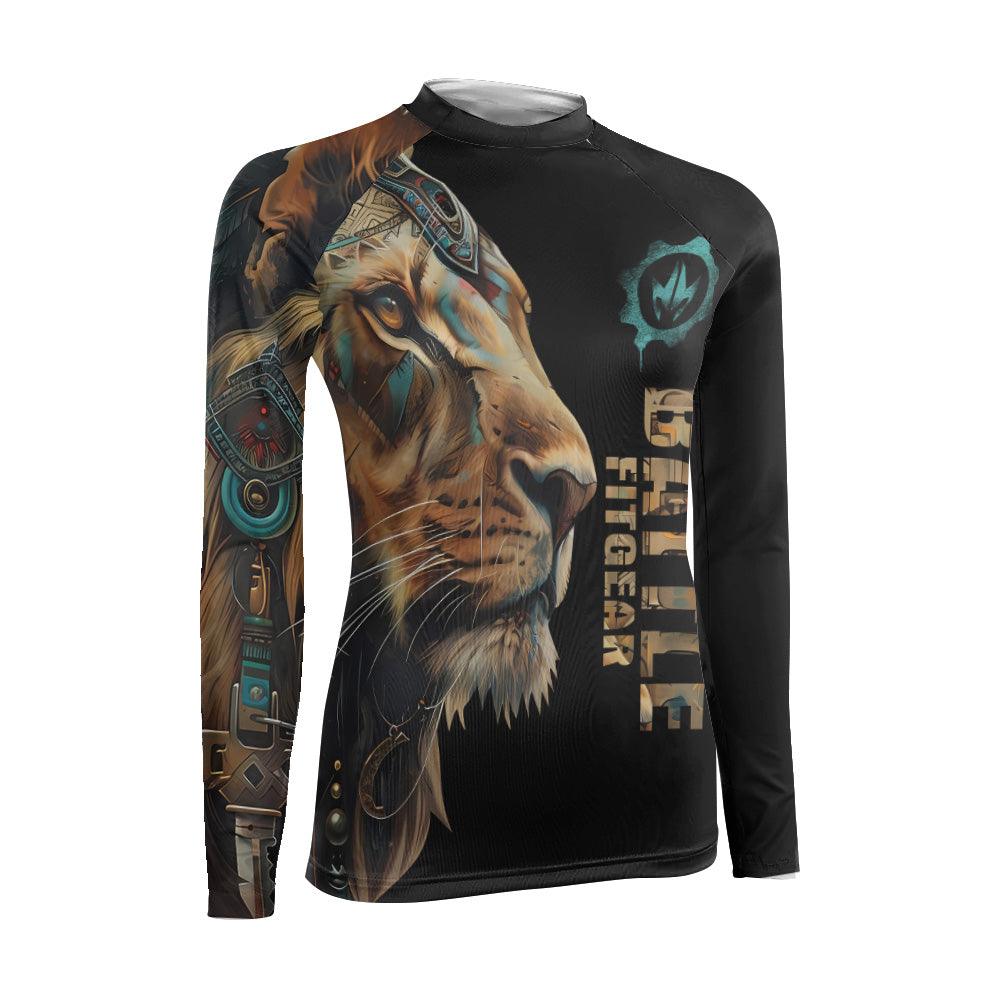 Acient Lion Women's Long Sleeve Rash Guard