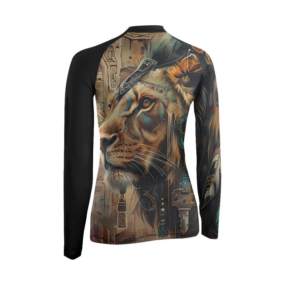 Acient Lion Women's Long Sleeve Rash Guard