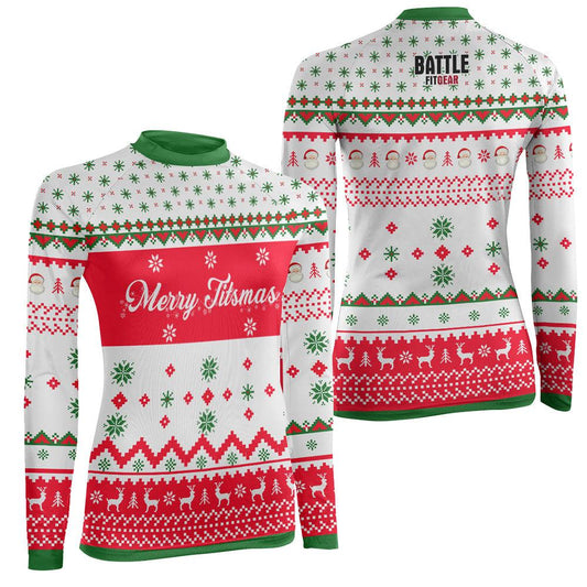 Merry Jitsmas Women's Long Sleeve Rash Guard