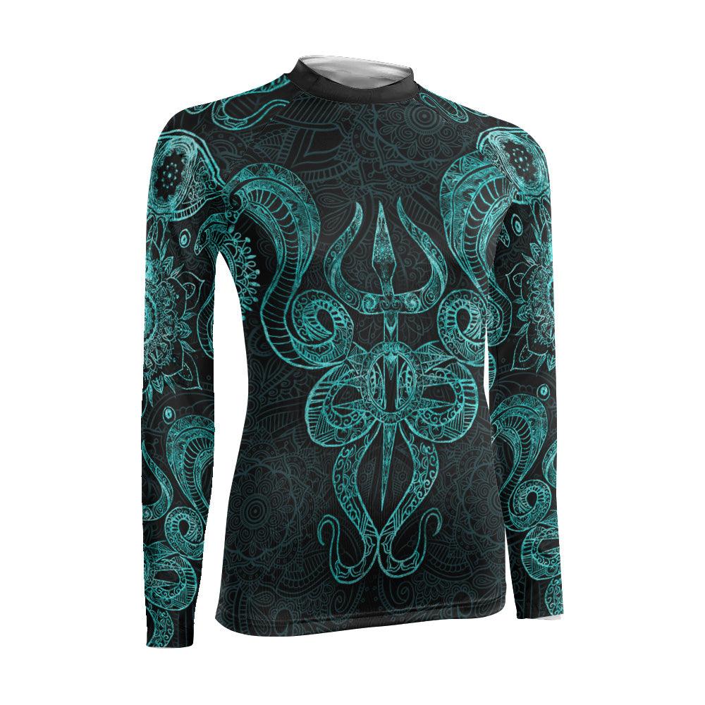 Snake King Vasuki Women's Long Sleeve Rash Guard