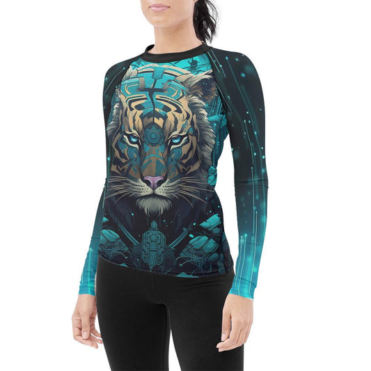 Tiger Light Women's Long Sleeve Rash Guard