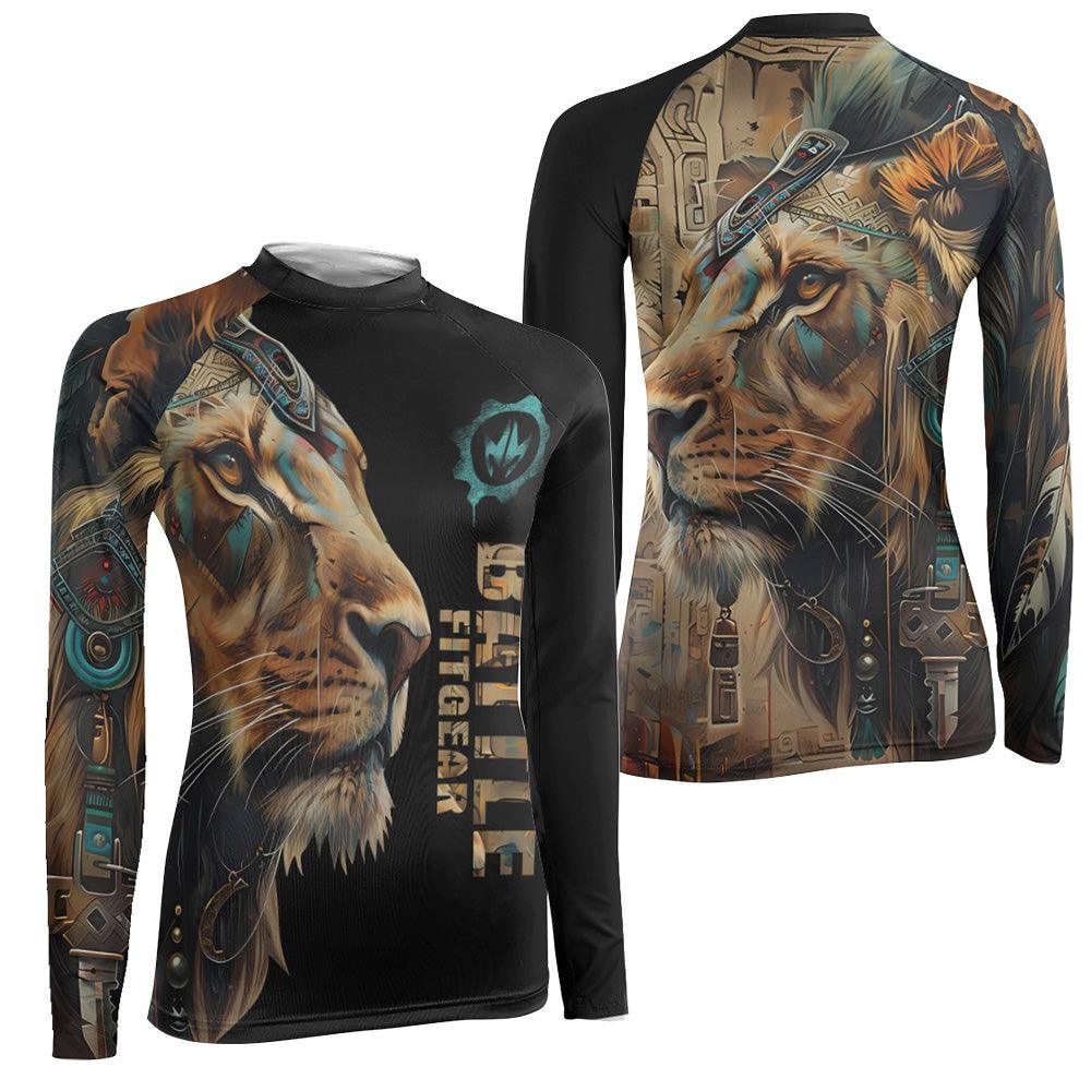 Acient Lion Women's Long Sleeve Rash Guard