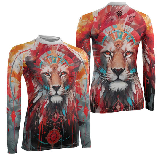 Lion Native Women's Long Sleeve Rash Guard