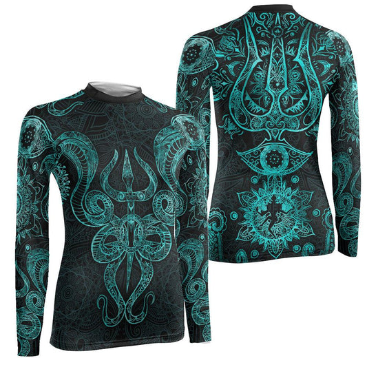 Snake King Vasuki Women's Long Sleeve Rash Guard