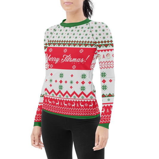 Merry Jitsmas Women's Long Sleeve Rash Guard