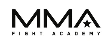 MMA Fight Academy logo with bold black letters and a star inside the letter A