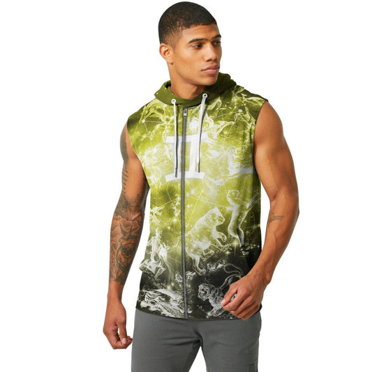 Zodiac Gemini Sleeveless Pullover & Zip Hoodie - BattleFitGear