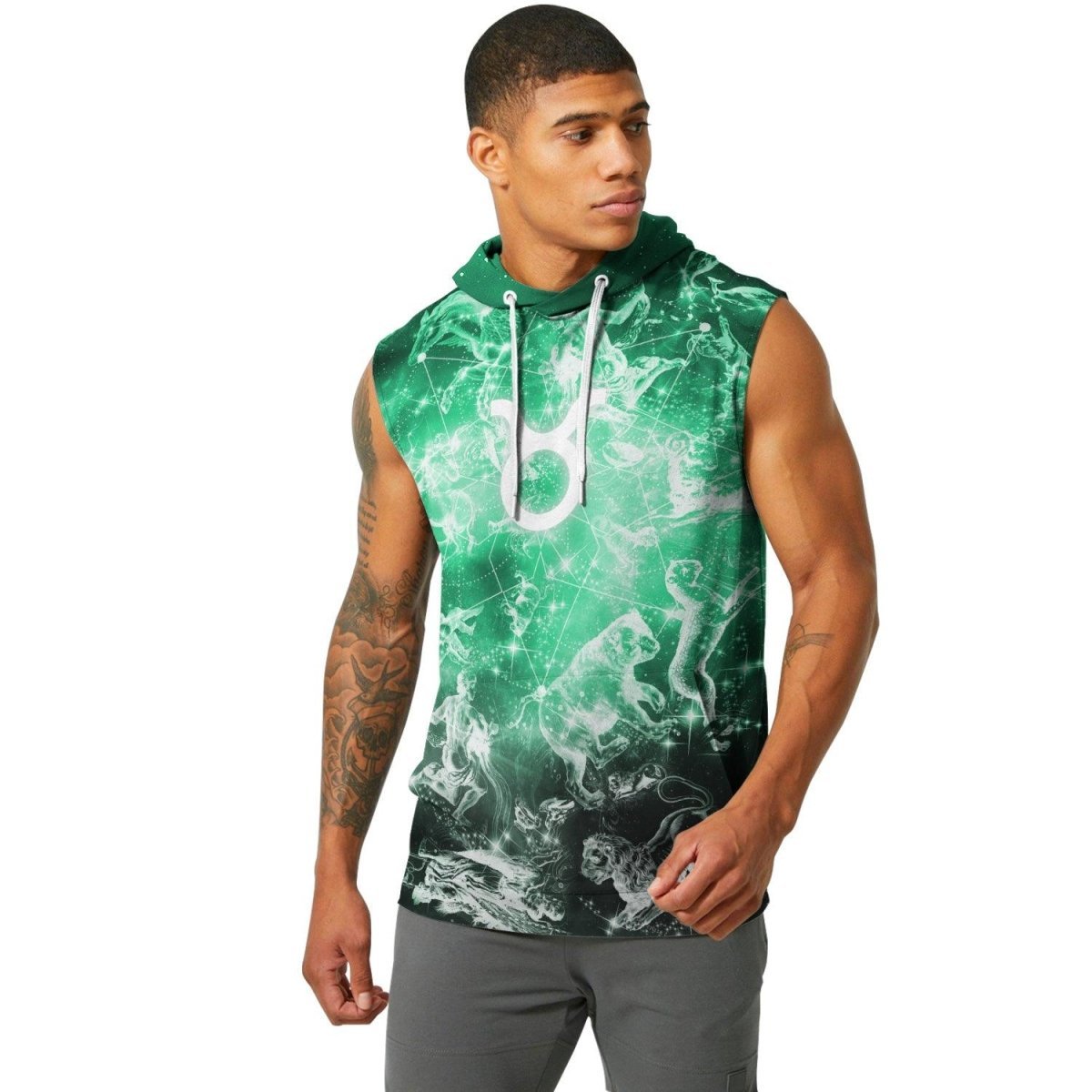 Zodiac Taurus Sleeveless Pullover & Zip Hoodie - BattleFitGear