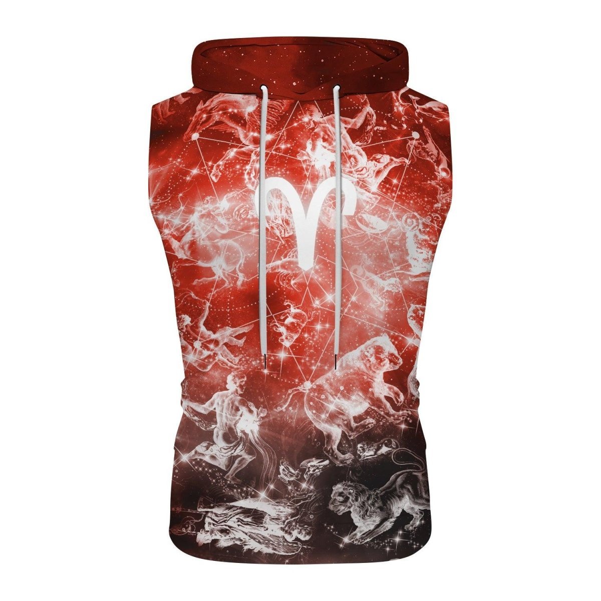 Zodiac Aries Sleeveless Pullover & Zip Hoodie - BattleFitGear