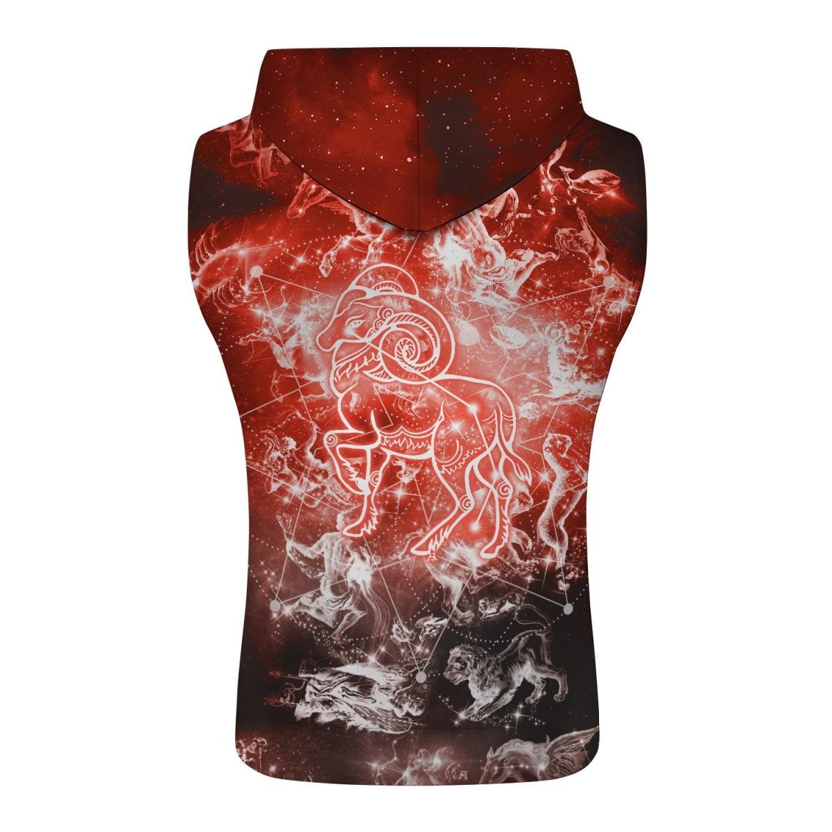 Zodiac Aries Sleeveless Pullover & Zip Hoodie - BattleFitGear