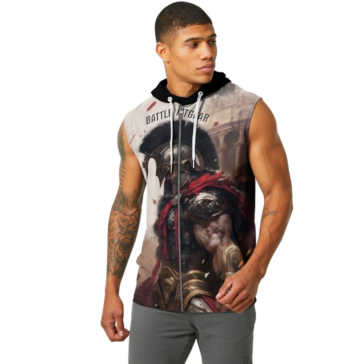 Gladiator Sleeveless Pullover & Zip Hoodie - BattleFitGear