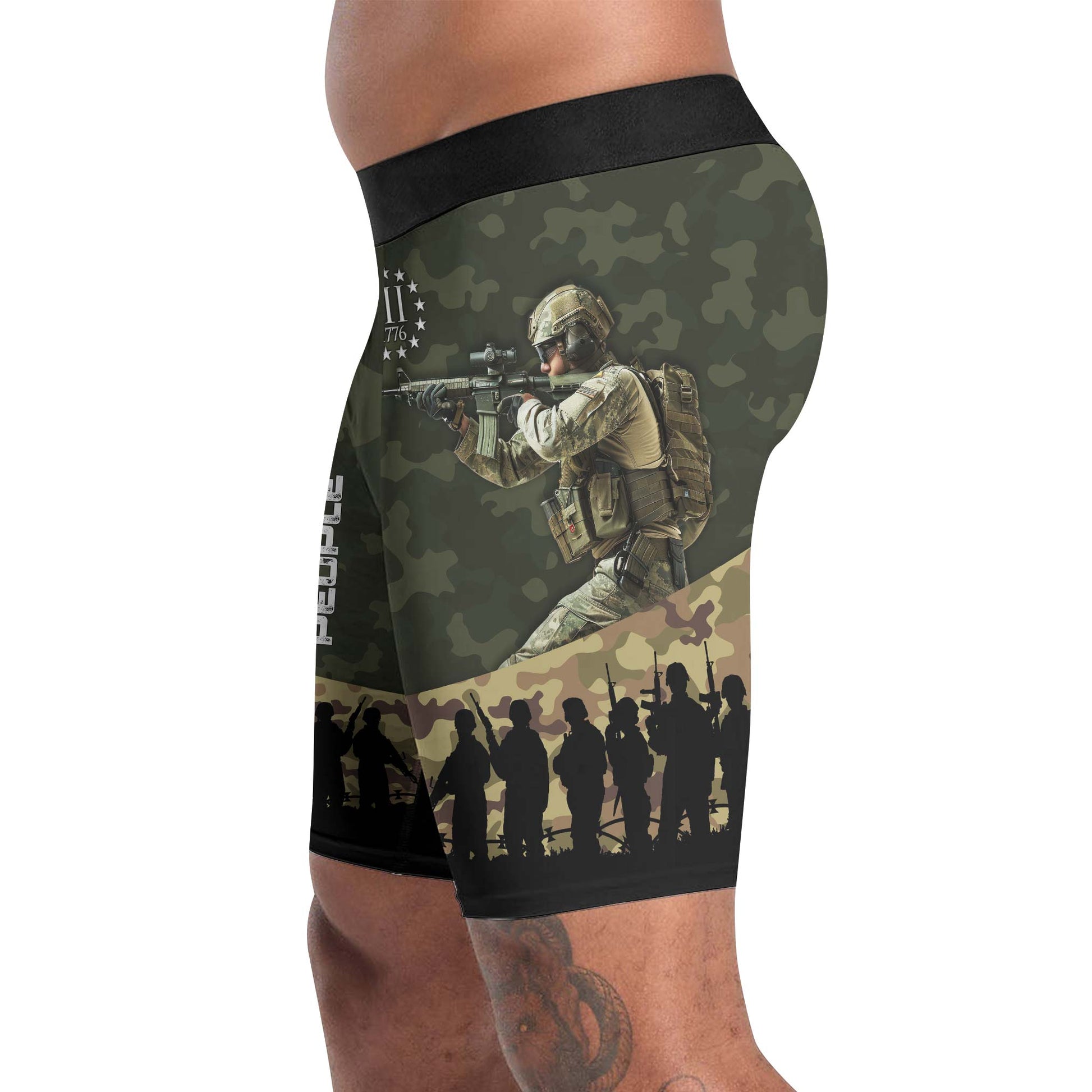 1776 US Army Compression Shorts