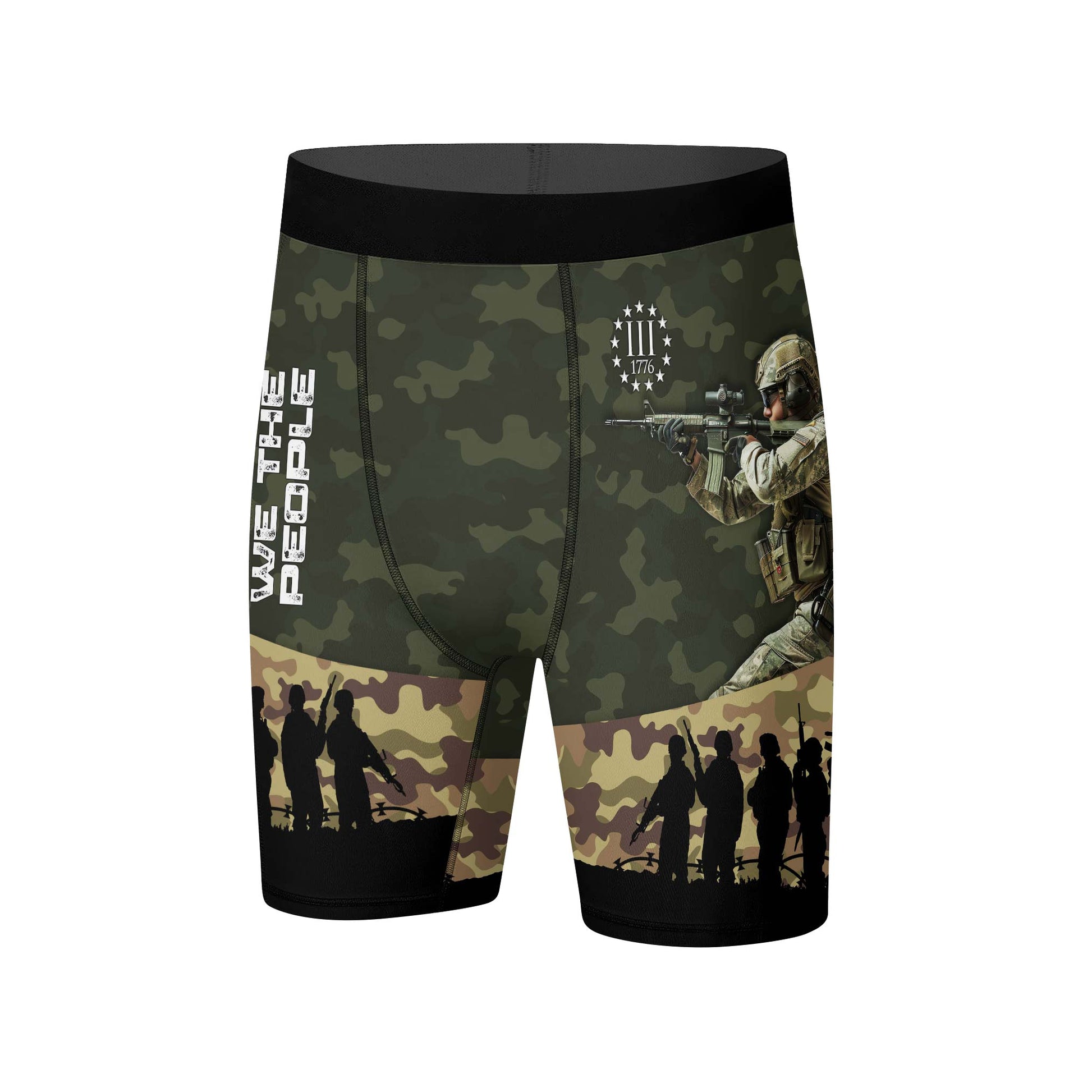 1776 US Army Compression Shorts