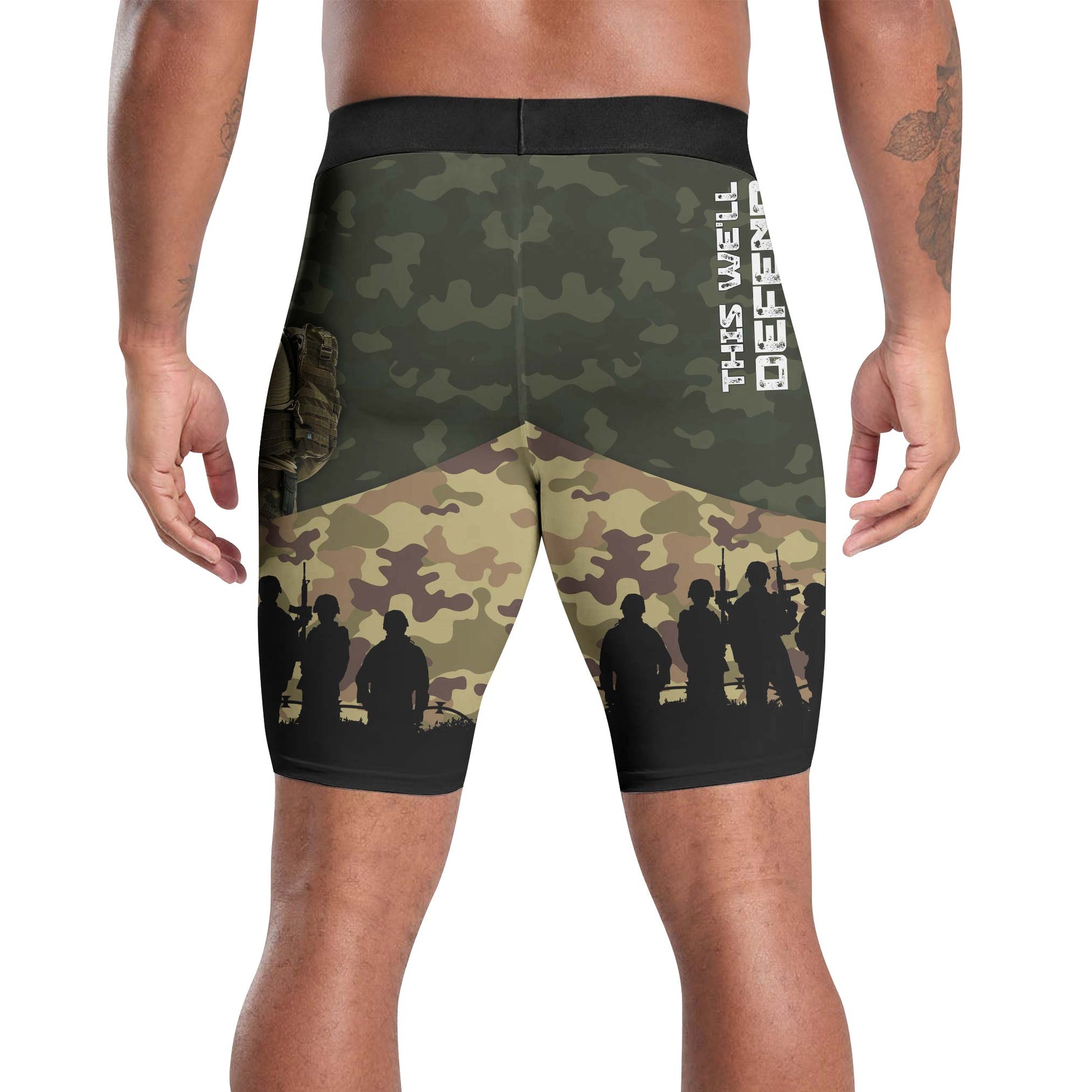 1776 US Army Compression Shorts