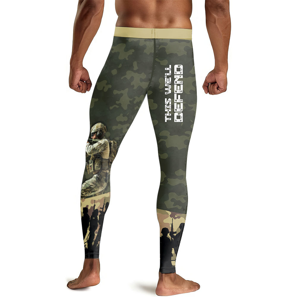 1776 US Army Men's Compression Leggings