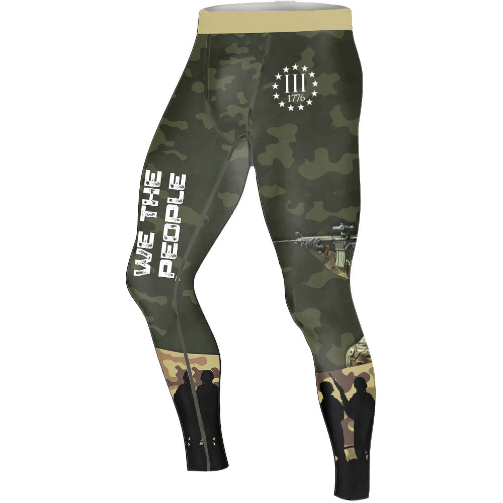 1776 US Army Men's Compression Leggings