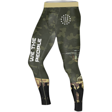 1776 US Army Men's Compression Leggings