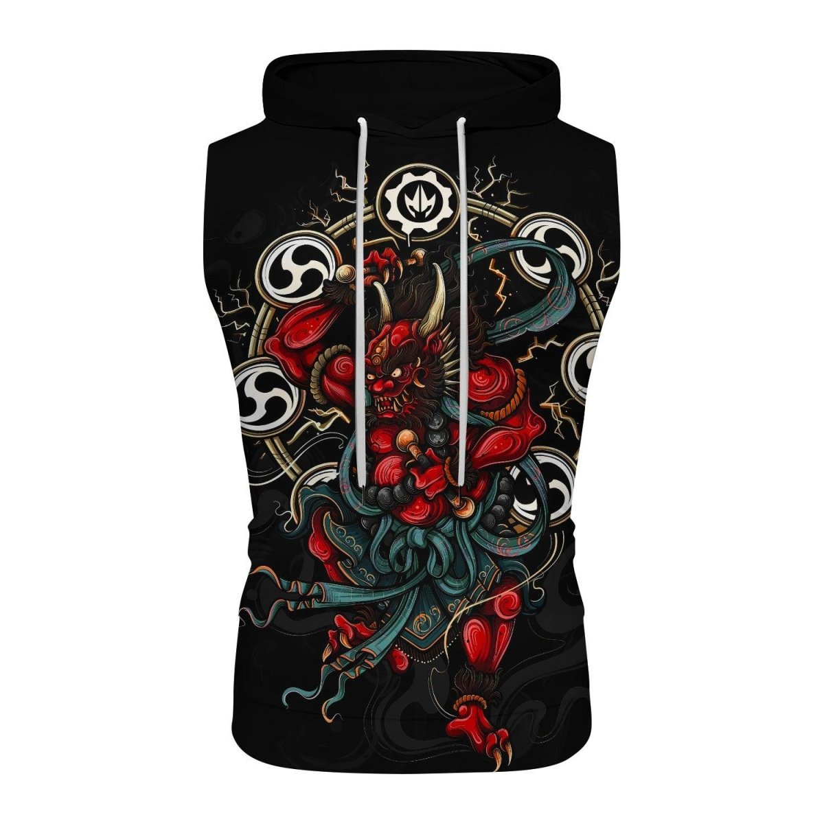 Raijin God Sleeveless Pullover & Zip Hoodie - BattleFitGear