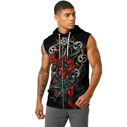 Raijin God Sleeveless Pullover & Zip Hoodie - BattleFitGear