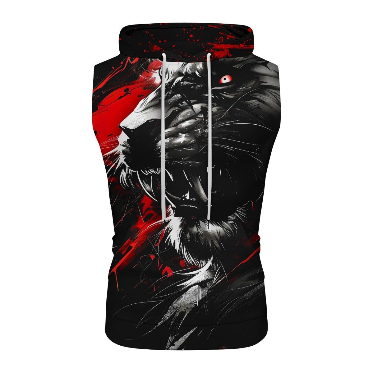 Dangerous Lion Sleeveless Pullover & Zip Hoodie - BattleFitGear