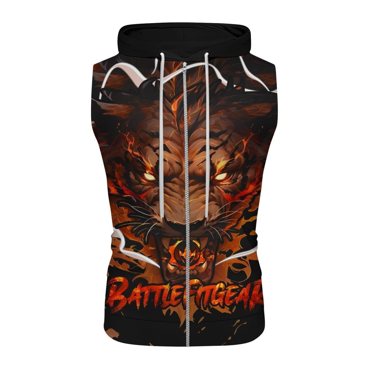 Thunder Lion Sleeveless Pullover & Zip Hoodie - BattleFitGear