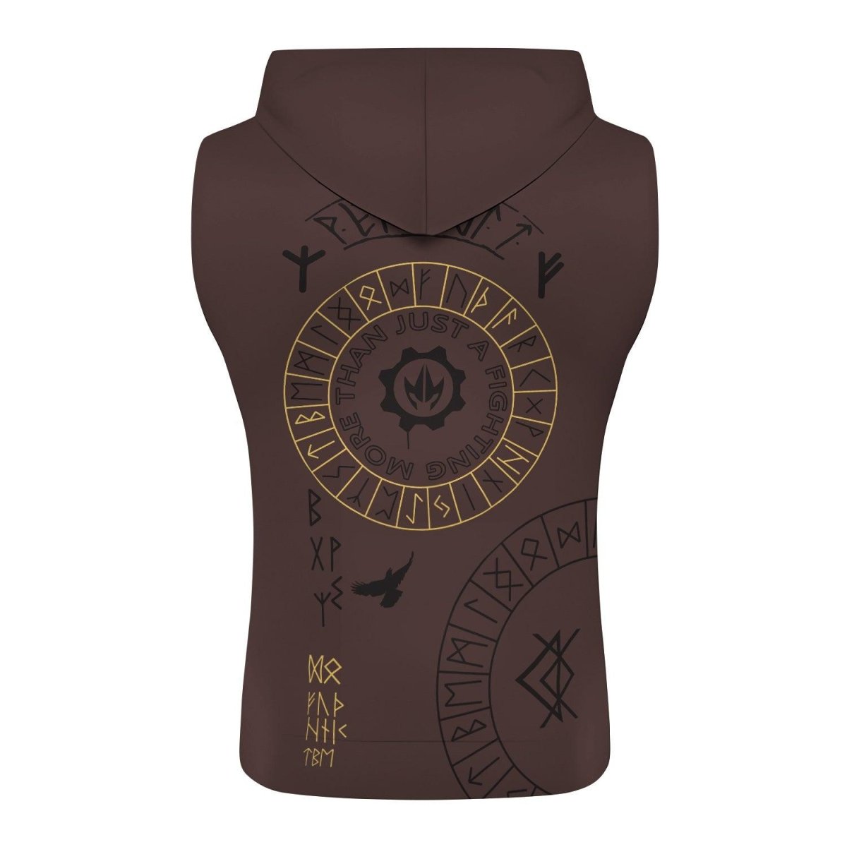 Viking Valhalla Rune Sleeveless Pullover & Zip Hoodie - BattleFitGear