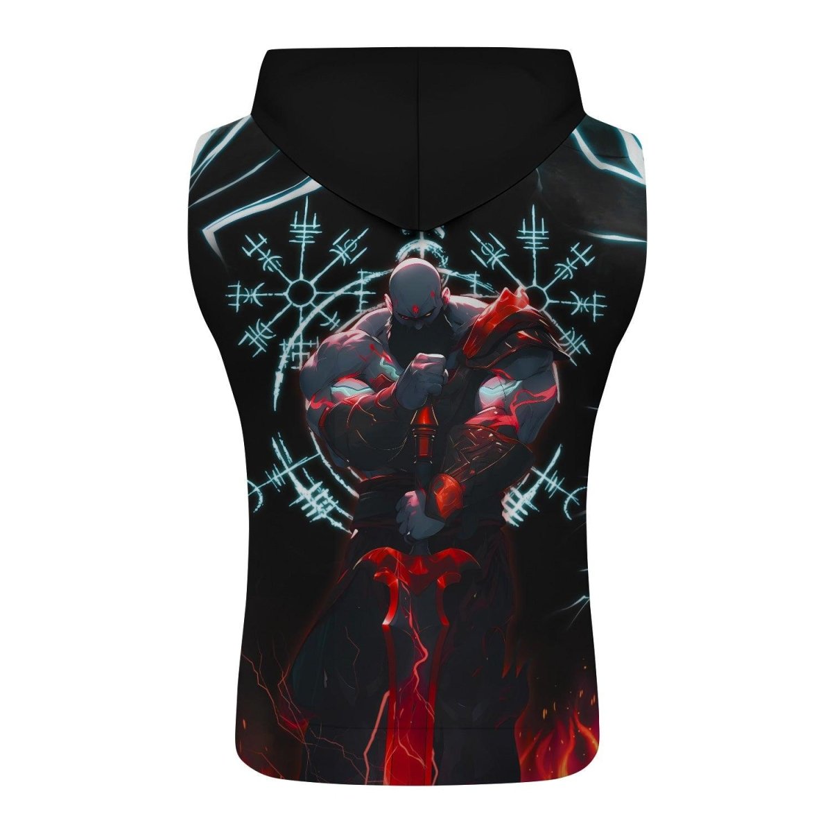 God Of War Sleeveless Pullover & Zip Hoodie - BattleFitGear