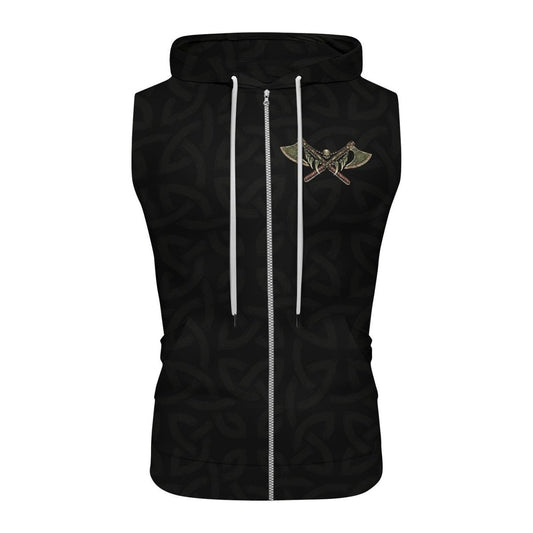 Berserker Warrior Sleeveless Pullover & Zip Hoodie - BattleFitGear