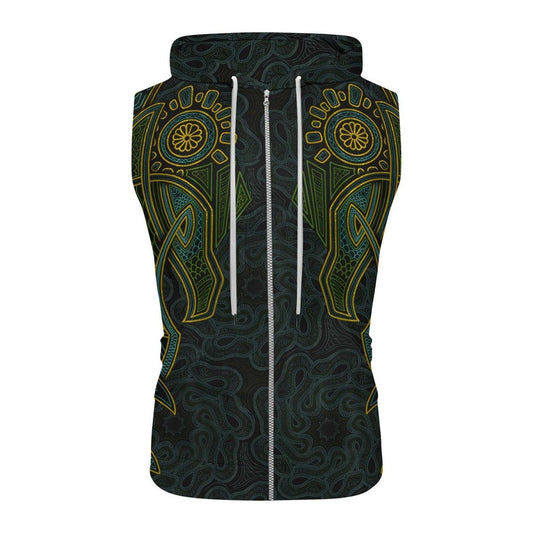 Viking Wildlife Natural Sleeveless Pullover & Zip Hoodie - BattleFitGear