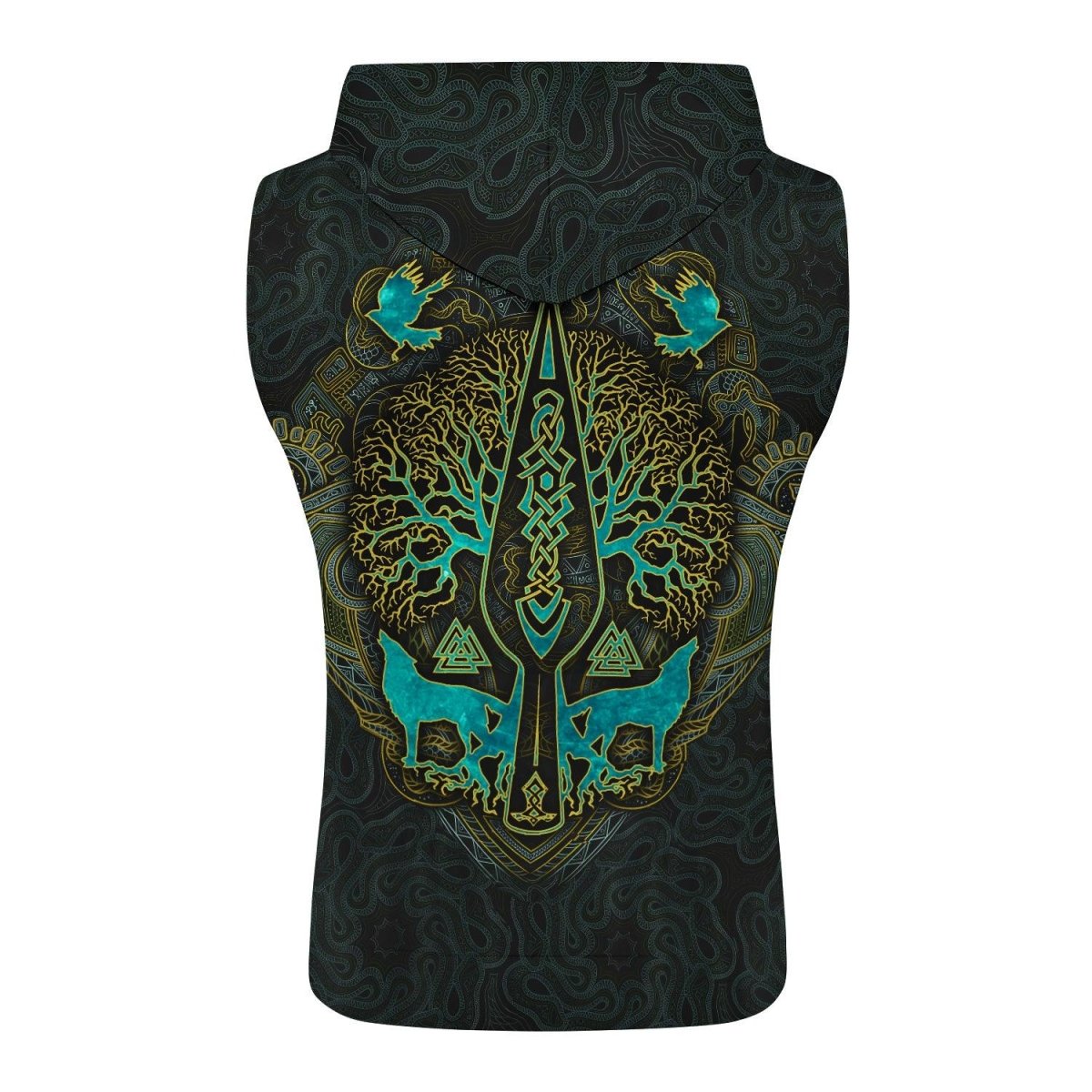 Viking Wildlife Natural Sleeveless Pullover & Zip Hoodie - BattleFitGear