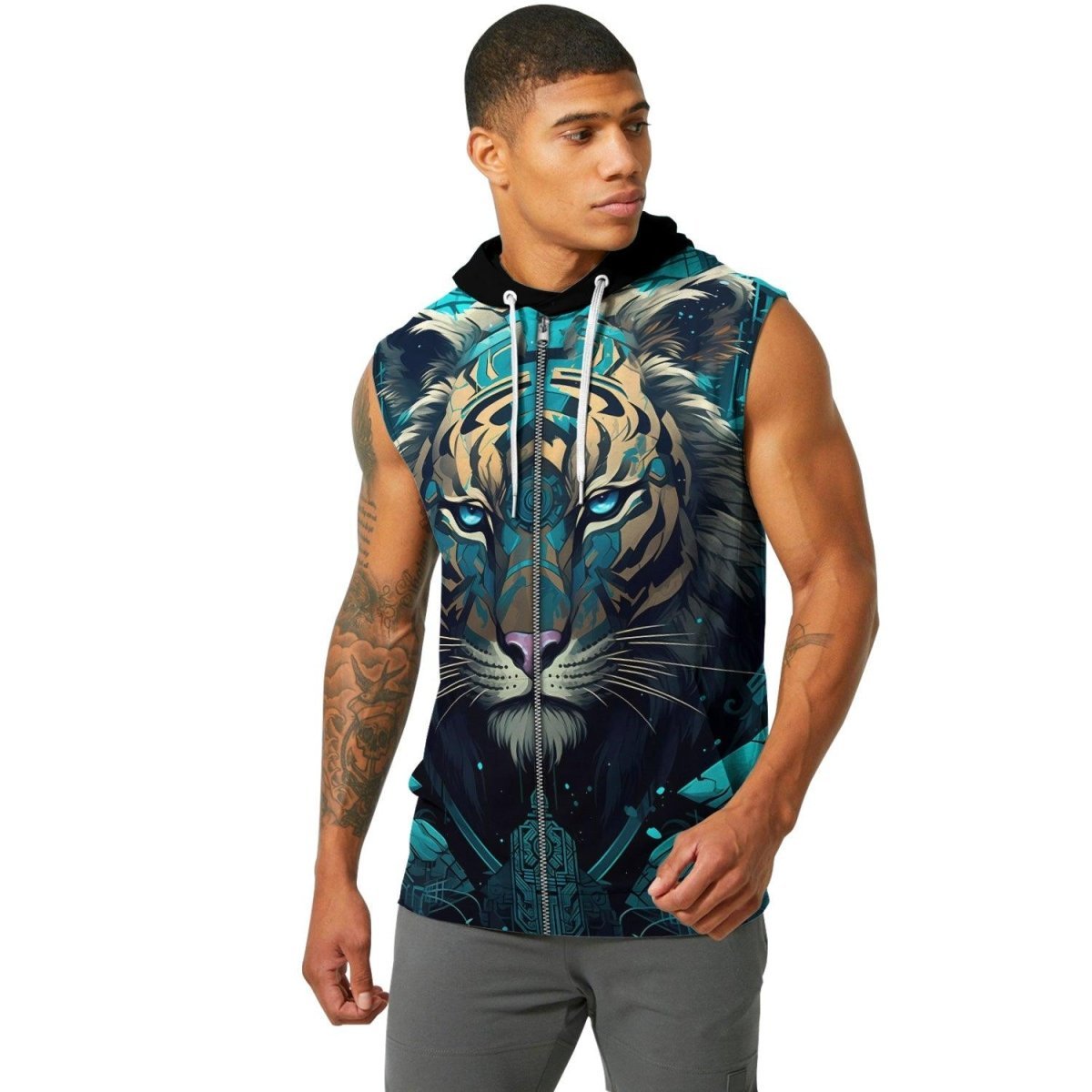 Tiger Light Sleeveless Pullover & Zip Hoodie - BattleFitGear