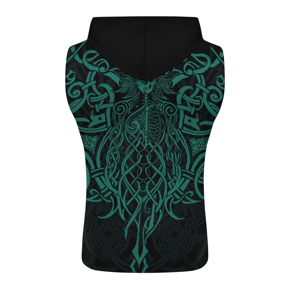 Viking Rune Celtic Sleeveless Pullover & Zip Hoodie - BattleFitGear