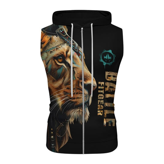 Acient Lion Sleeveless Pullover & Zip Hoodie - BattleFitGear