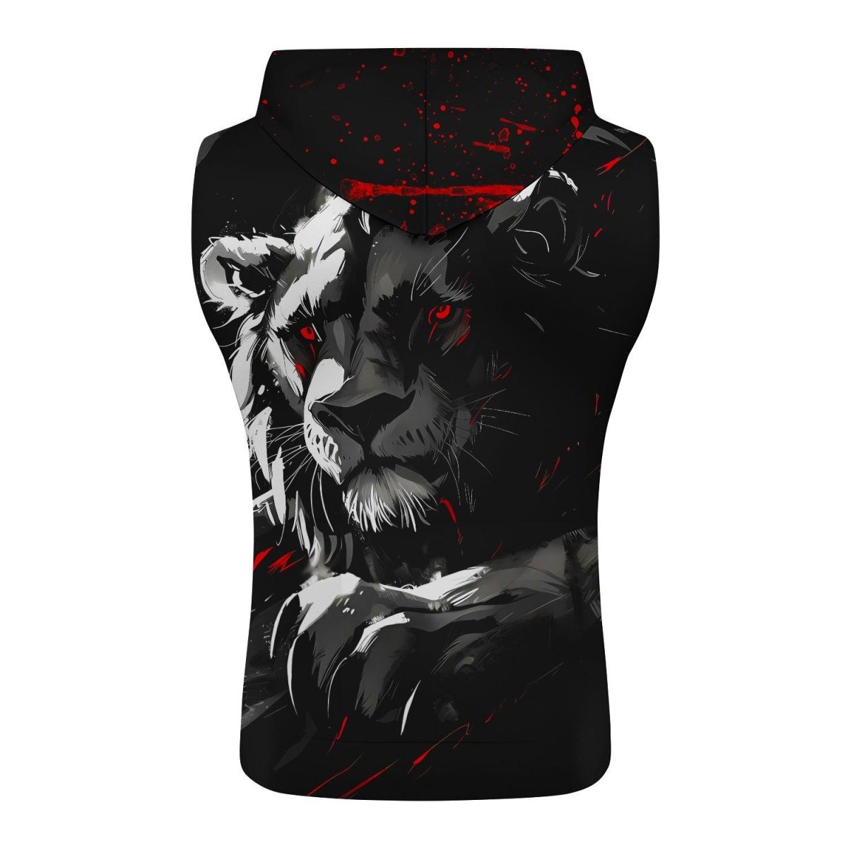 Dangerous Lion Sleeveless Pullover & Zip Hoodie - BattleFitGear