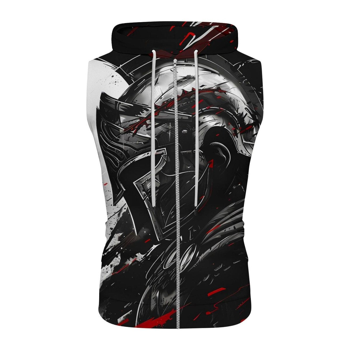 Spartan Warrior Soul Sleeveless Pullover & Zip Hoodie - BattleFitGear